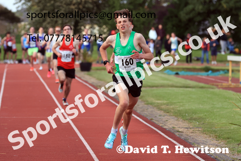 3000 metres, 2026 NEGP 2, Monkton Stadium, Wednesday, May 27th. Photo: David T. Hewitson/Sports for All Pics